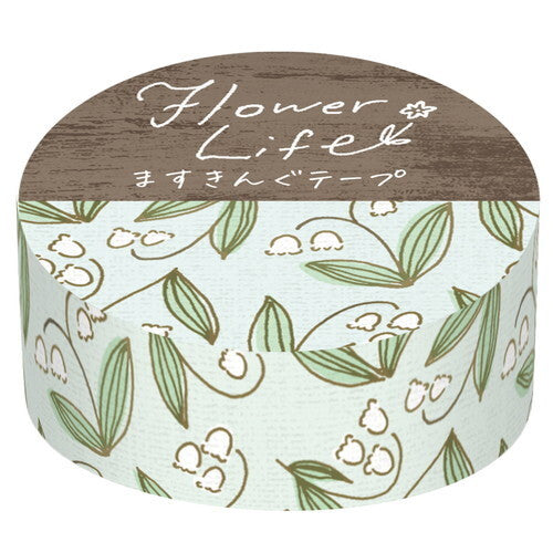 taśma dekoracyjna washi tape flower life wiosna tulipany i konwalie