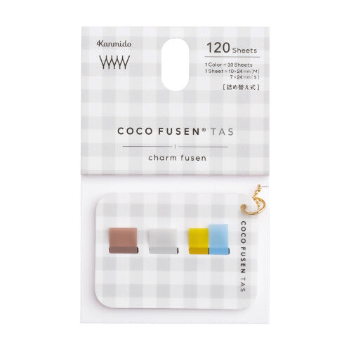 Coco Fusen Tas Kanmido - karteczki znaczniki indeksujące na breloku breloczku