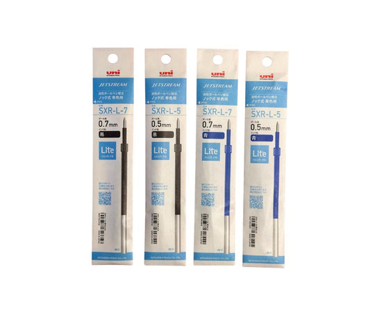 Wkłady do długopisów Jetstream Lite Touch ink Mitsubishi Pencil 0,7 mm i 0,5 mm