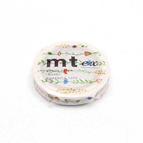 mt masking tape washi tape ozdobna taśma kwiaty 7mmx7mm