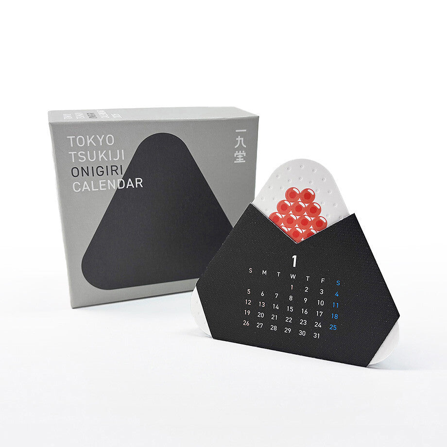 Kalendarz biurkowy na 2026 Onigiri z Tsukiji Nigiri Calendar Ichikudo Printing