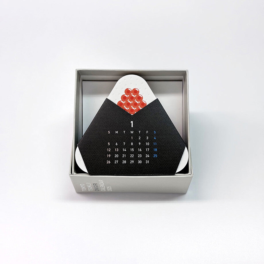 Kalendarz biurkowy na 2026 Onigiri z Tsukiji Nigiri Calendar Ichikudo Printing