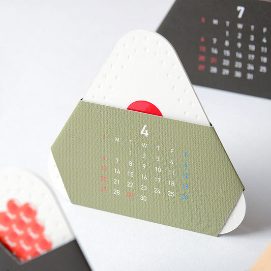 Kalendarz biurkowy na 2026 Onigiri z Tsukiji Nigiri Calendar Ichikudo Printing