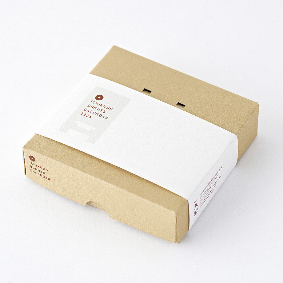 Kalendarz biurkowy na 2026 z pączkami Donut Calendar Ichikudo Printing