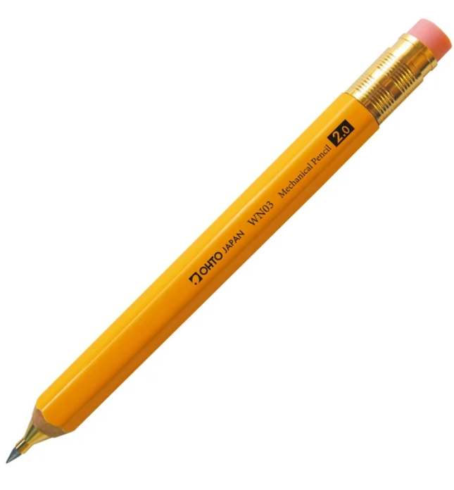 Ołówek automatyczny OHTO W&N 03 2mm w stylu retro